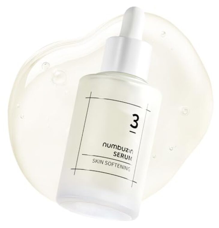 numbuzin No.3 Skin Softening Serum | Pore Care, Textured Skin, Bumpy, Rough Skin, Glass Skin | Bifida, Galactomyces, Niacinamide, Adenosine, Panthenol | Korean Skin Care | 1.69 Fl Oz