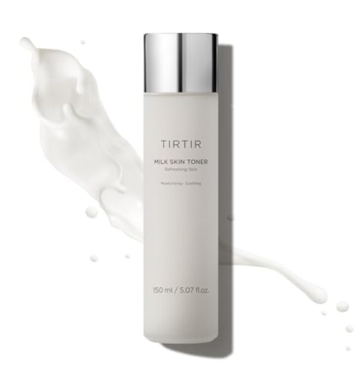 TIRTIR Milk Skin Rice Toner | Deep Moisturizing, Hydrating Toner for face, Niacinamide, Ceramide, Rice Bran Extract, Nature-Oriented Ingredients for Korean Skin Care, Vegan, 5.07 fl.oz.