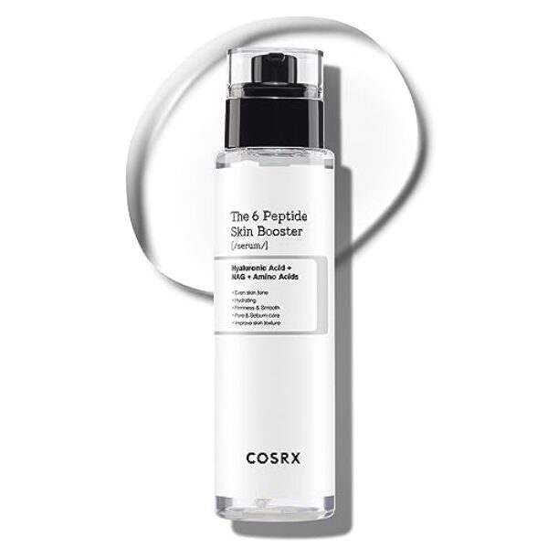 COSRX 6X Peptide Collagen Booster Toner Serum, Niacinamide & Hyaluronic Acid Skin Renewal Boosting Facial Essence for All Skin Types, Korean Skin Care, Paraben Free, 150mL/5.07 Fl.Oz