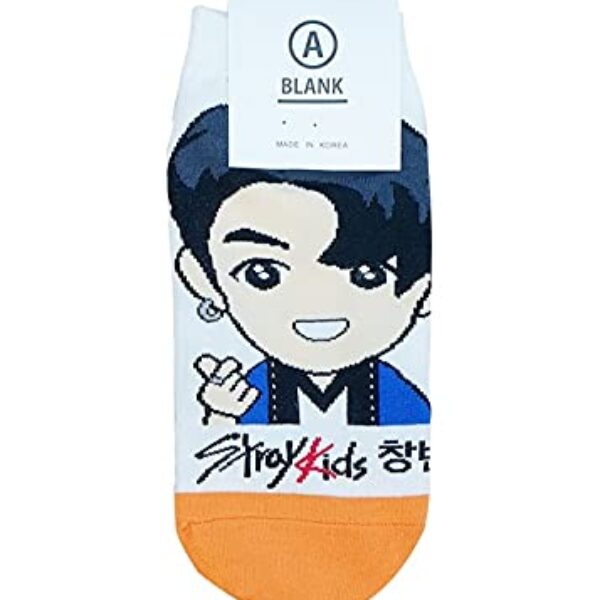 Women's Kpop Stray kids Member/Cartoon Character Socks- 8 Pairs set- Made in Korea