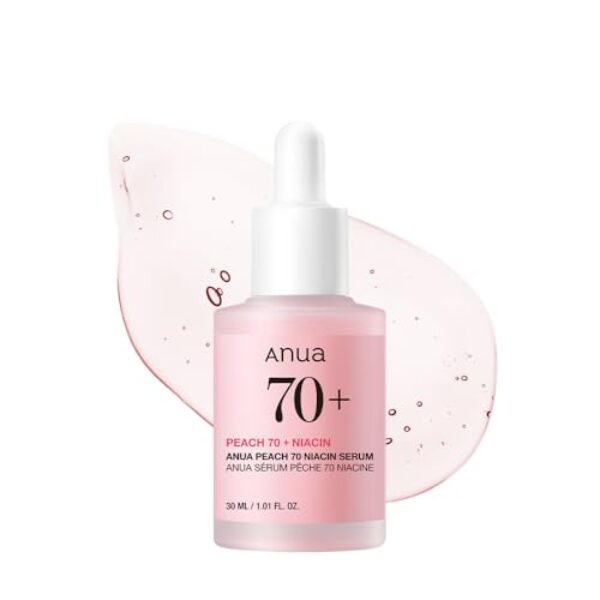 Anua Peach 70 Niacinamide Serum 30ml / brightening hydrating face serum/daily clean beauty (1.01 fl. oz.)