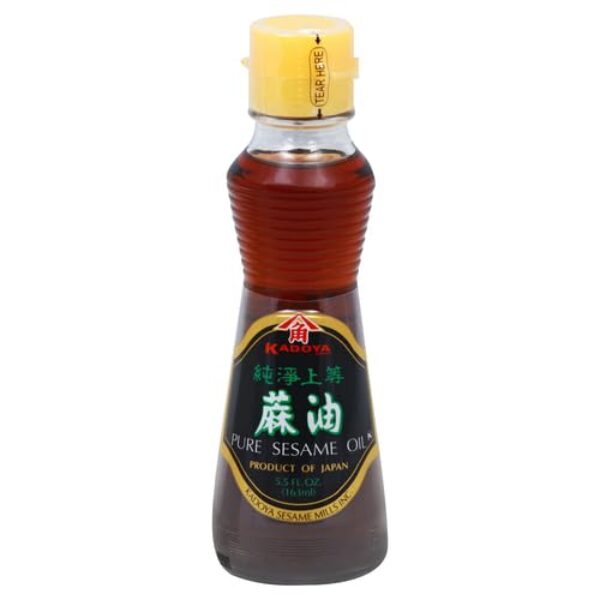 Kadoya 100% Pure Sesame Oil 5.5 oz Packaging may vary