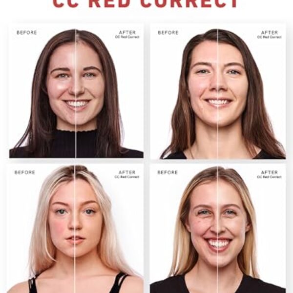 CC Red Correct – Skincare-First Green Color Corrector with Centella Asiatica, Illuminating Green Color Corrector with Redness Coverage and SPF 25 - Soothes & Hydrates - Cica, Korean Skincare - 0.5 Oz