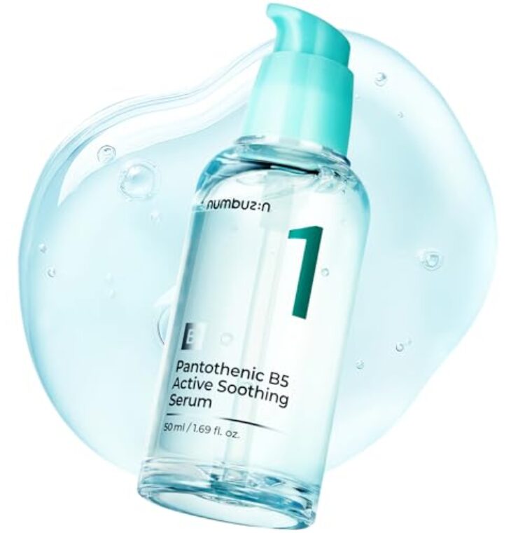 numbuzin No.1 Pantothenic B5 Active Soothing Serum | Soothing Hydrating Serum | Pantothenic Acid, Niacinamide | Excess Oil Control, Reduces Breakouts, Acne | Oily, Acne-Prone Skin | 1.69 fl. oz.