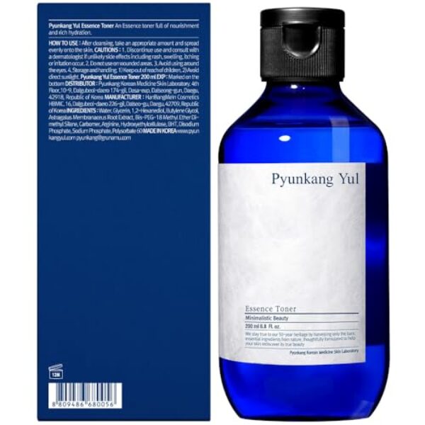 [PKY] Pyunkang Yul Essence Toner for Deep Hydration, Highly Concentrated Essence Facial Toner, Minimal Ingredients, Zero-Irritation, Korean Skincare (6.8 Fl. Oz, 200ml)