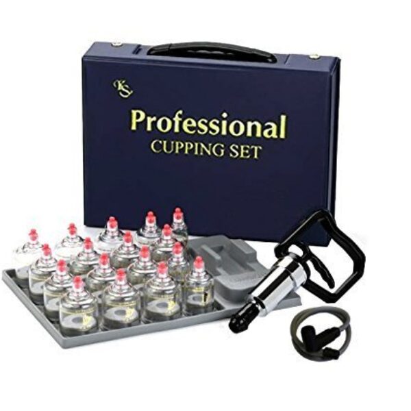 Professional Cupping Set *Made in Korea* (17 Cups) with Extension Tube($3.00 Value) KS Choi Corp "Made in Korea"