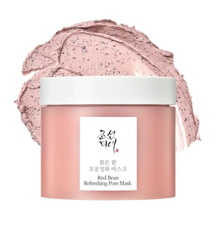 Beauty of Joseon Red Bean Pore Refreshing Mask Mud Cream Hydrating Wash Off Pack, Pore Cleansing Exfoliator, Korean Skin Care for Men and Women 140ml, 4.73 fl.oz