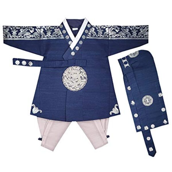 Boy Baby Hanbok First Birthday Party Celebrations Korean Traditional costumes 100th days Baikil Dol NP06 (1 Age (Dol))