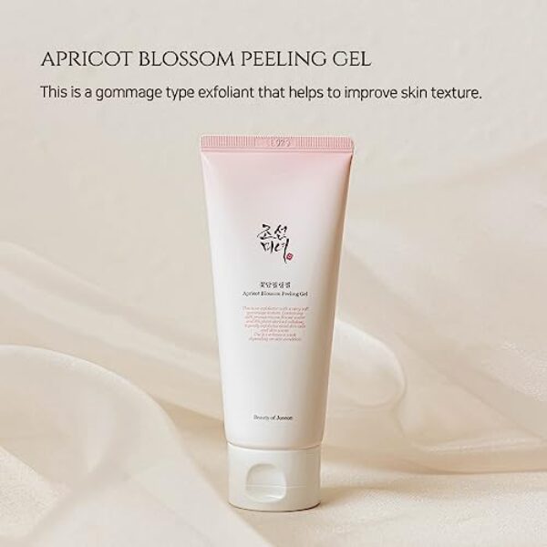 Beauty of Joseon Apricot Blossom Peeling Gel Soft Exfoliating Face and Body Scrub Dead Skin Cells Remover for All Skin Types, Korean Skincare for Men Women, 100ml, 3.38 fl.oz