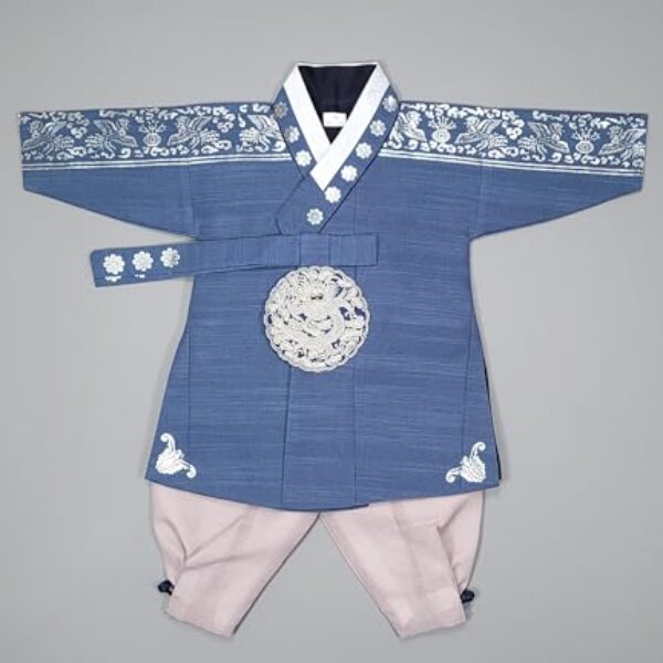 Boy Baby Hanbok First Birthday Party Celebrations Korean Traditional costumes 100th days Baikil Dol NP07 (100th days (Baikil))