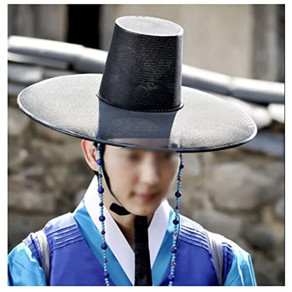 DEO GLOBAL GAT Korean Traditional HAT Gift Halloween Costume Festival Party favers Netflix Drama Kingdom Joseon Dynasty Made in Korea (GAT)