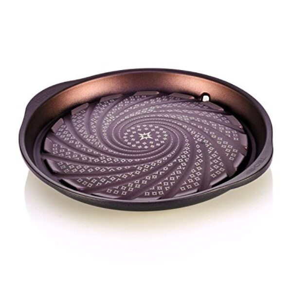 TECHEF - Stovetop Korean BBQ Non-Stick Grill Pan, Made in Korea (Purple)