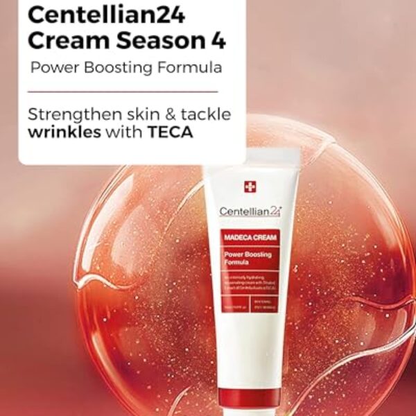 CENTELLIAN 24 Madeca Cream (Season 4, 1.7+1.7fl oz) - Centella Moisturizer for Face, Korean Skin Care. Dry, Sensitive Skin. TECA, Centella Asiatica, Madecassoside.