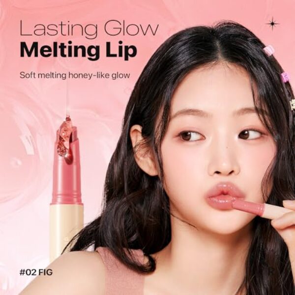 Nature Republic HONEY MELTING LIP (02 FIG) K-BEAUTY, Lip Plumper, Tint, Balm, Korean, Lip Gloss, Cute, Glow