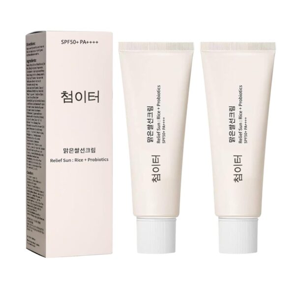 2PCs Korean Skin Care Solution for All Skin Types, S-P-F50 +PA++++, SP50+++Korean Skin Care Solution for All Skin Types