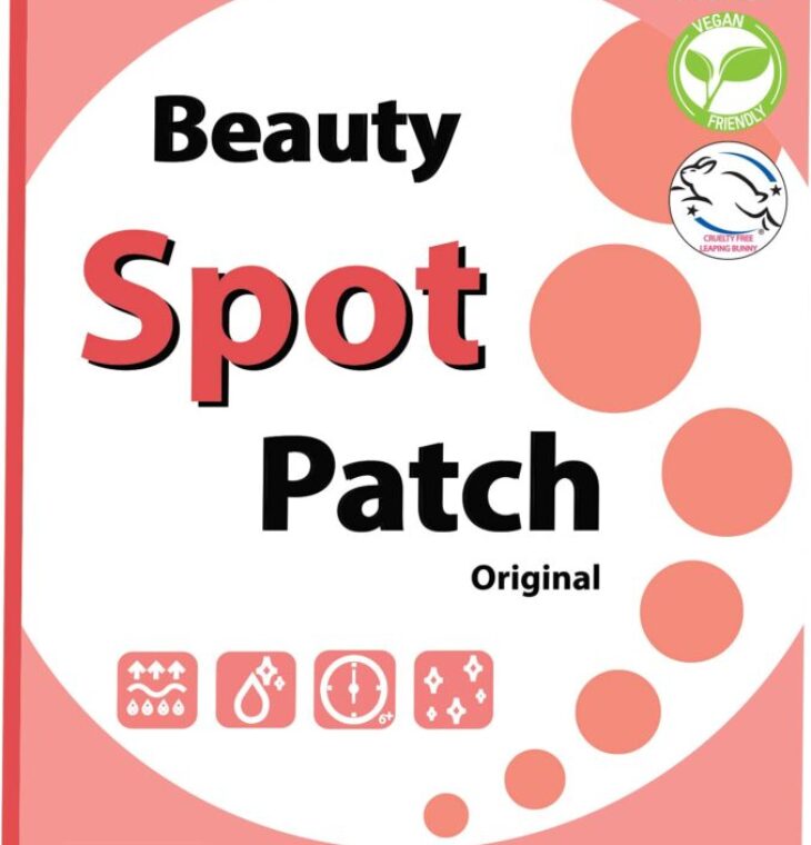 MEAROSA Beauty Acne Pimple Spot Patch 105 dots(MADE IN KOREA) - VEGAN, Absorbing cover, Hydrocolloid Blemish Spot Patch Beauty Spot Patch Three Size